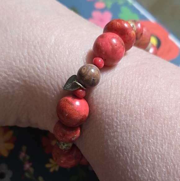 Jay King Coral Bracelet Marked DTR 925 Sterling Mine Finds HSN - Picture 8 of 10